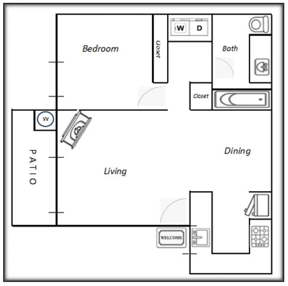 Floor plan The Birch