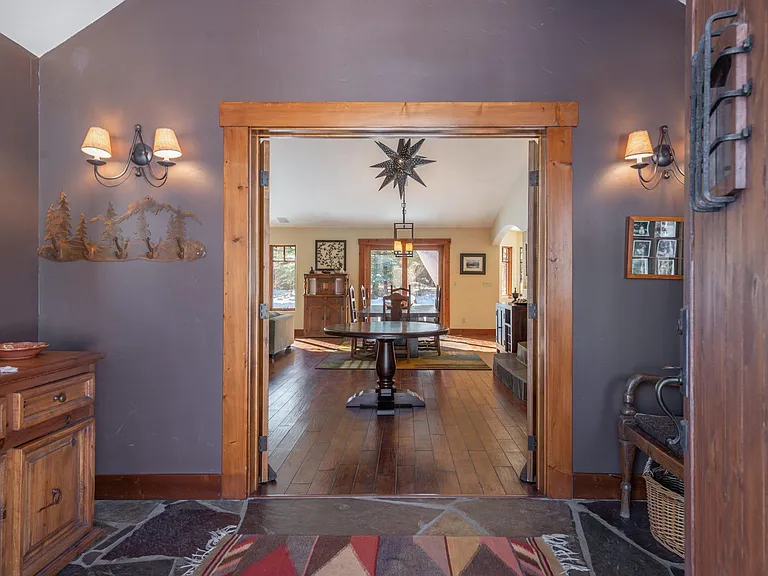 Entry from mudroom into great room, plenty of room for coats, boots, gloves, and hats