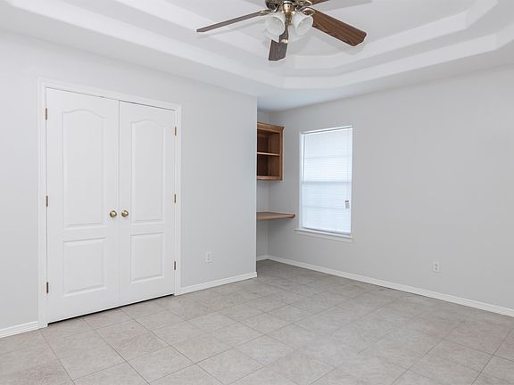 Master Bedroom with built in Desk