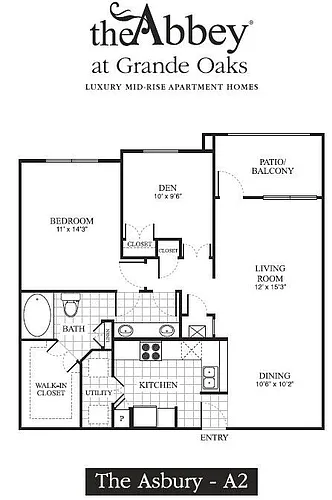 Floor plan The Asbury