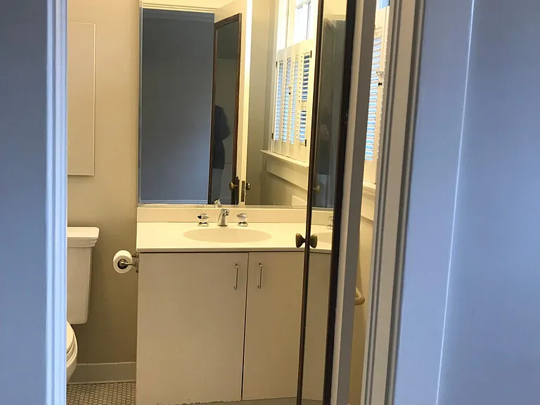 Bathroom; with doorway from Bedroom