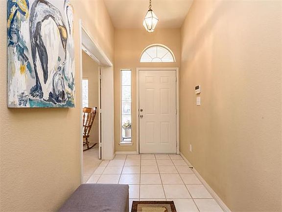 Tiled entryway