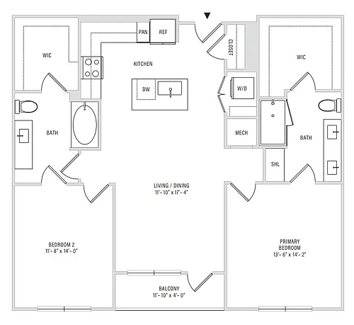 Floor plan B1