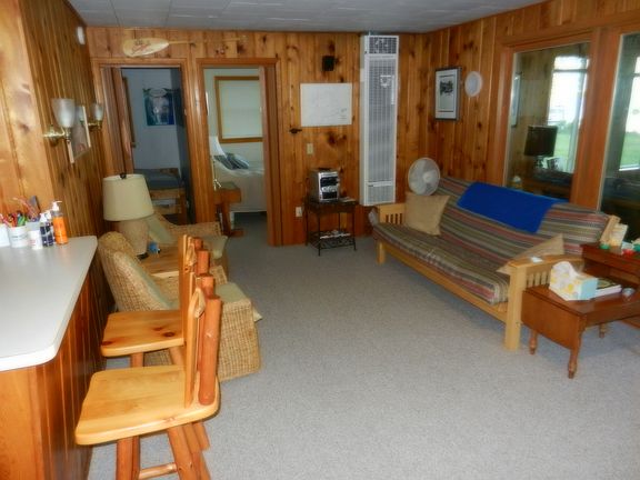 wall furnace in corner