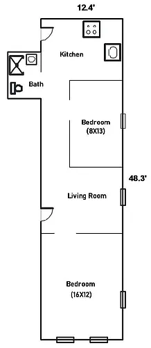 Floor plan 2-1 14 Line Street