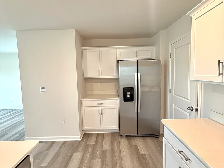Plenty of cabinets and countertop space.