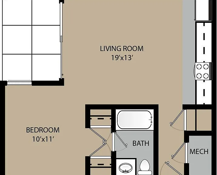 Aspen Studio Floorplan Aspen Studio Floorplan