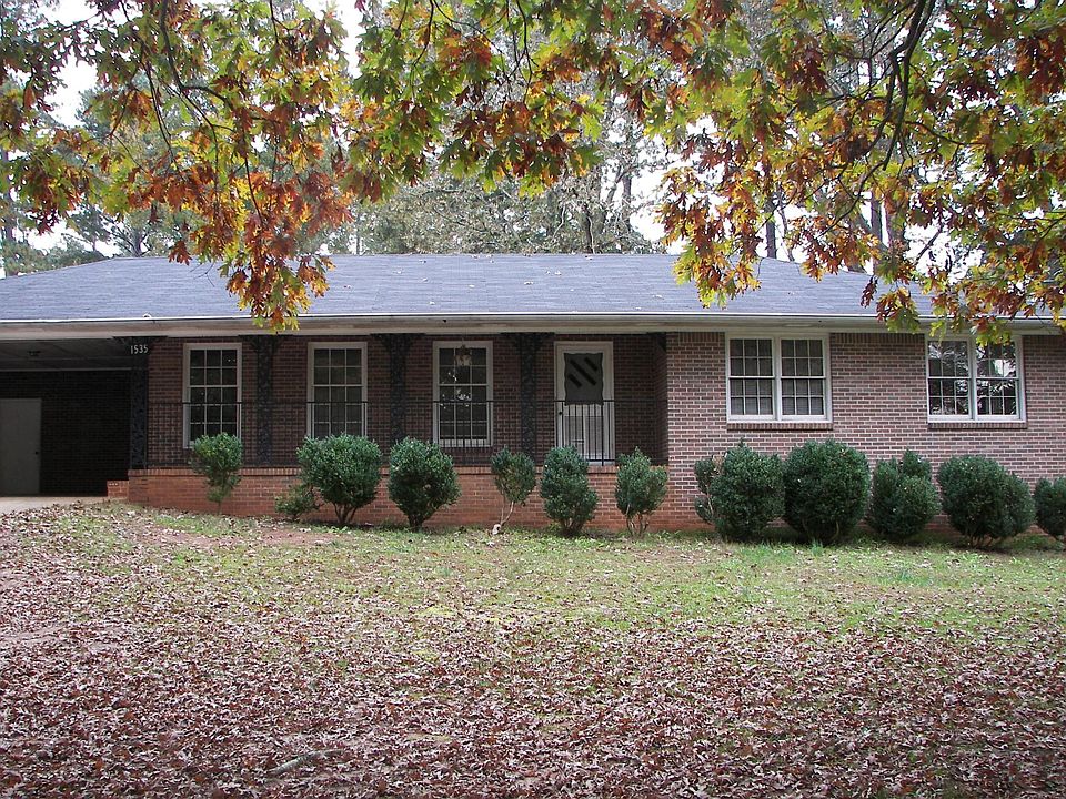 Outside front - brick ranch