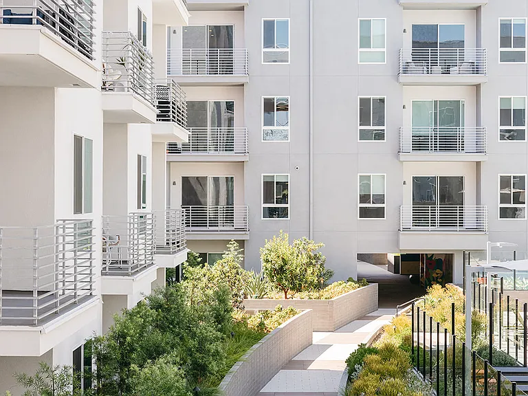 Lushly Landscaped Courtyards