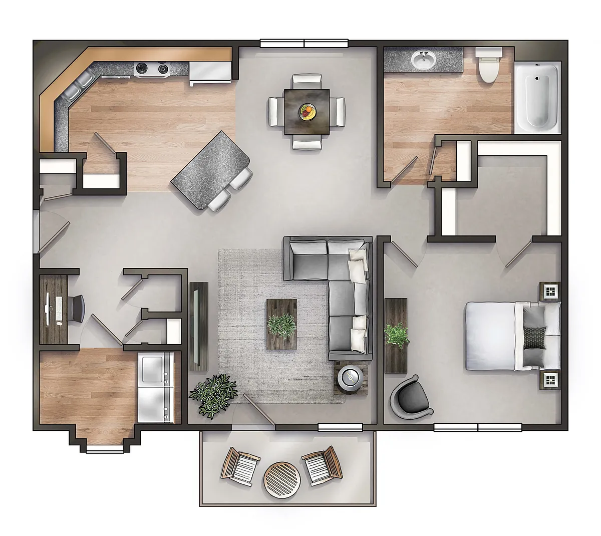 Floor plan The Cherry Blossom