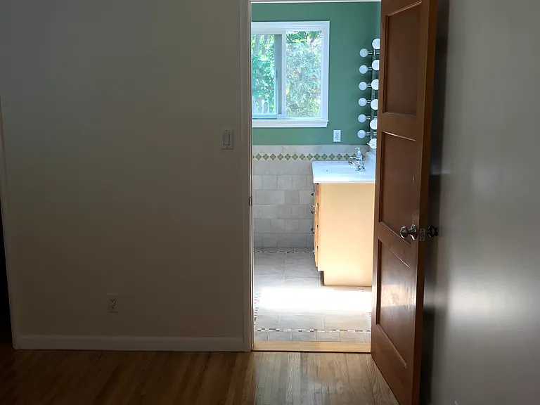 Another view of master bath entry.