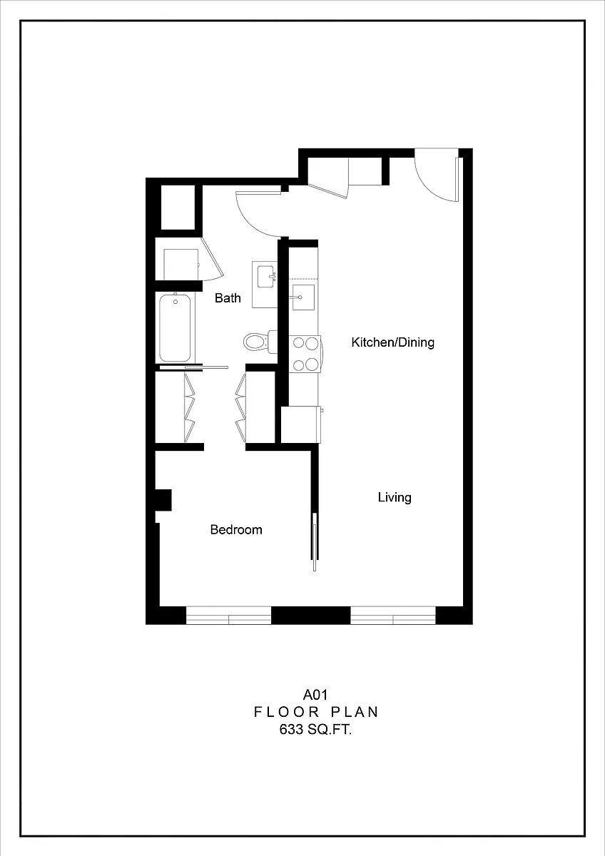 Floor plan A01
