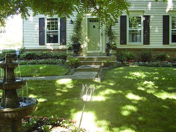 Front lawn facing house front