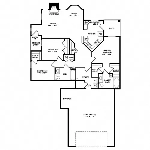 Floor plan Eastbourne Renovated