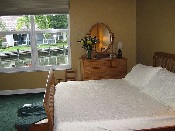 Huge picture windows provide beautiful water views.  