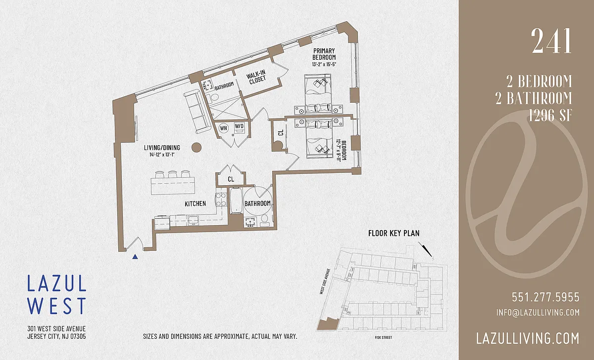 Floor plan 2 Bedroom- 41 Line