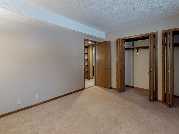 Master bedroom with double closets. All apartments are two bedroom units.