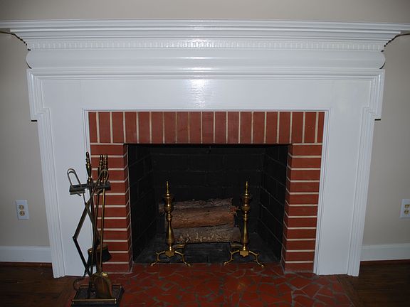 Stately Mantel and Fireplace