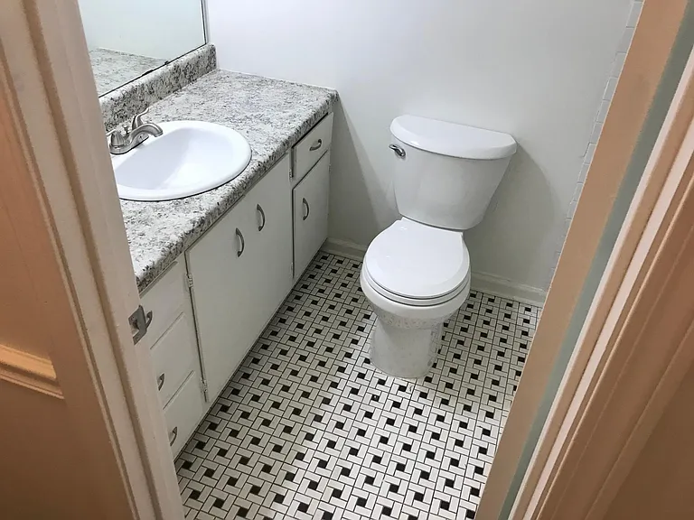 Hall bathroom.