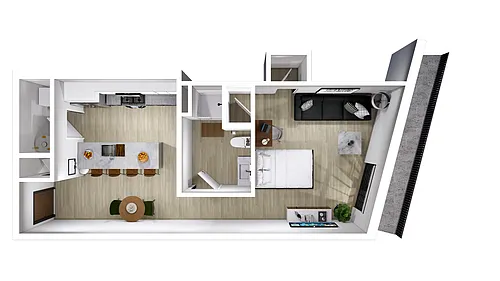 Floor plan Studio
