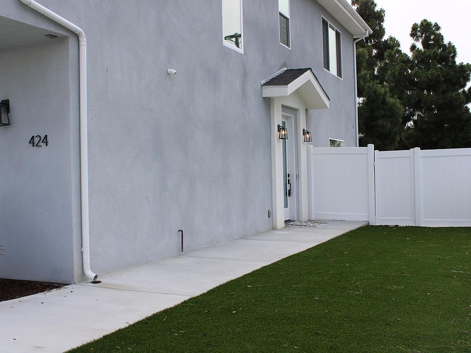 side yard in front