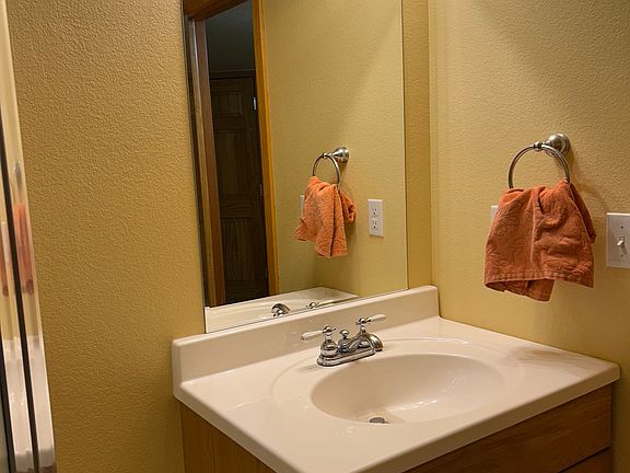 Private bathroom vanity view