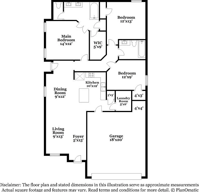 3 bed, 2.0 bath, 1400 sqft, $1,905 — Photo 2
