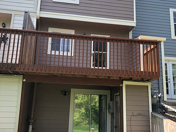 Back of townhouse 
