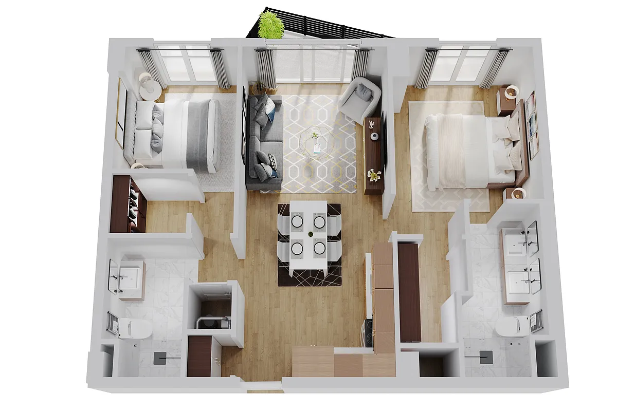 Floor plan B7