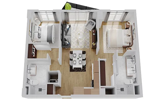 Floor plan B2