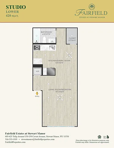 Floor plan Studio