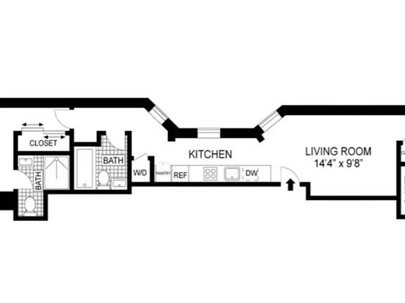 2nd image of 313 E 92nd St #5A
