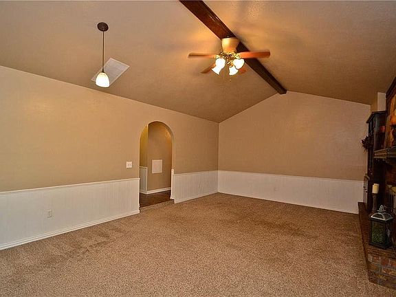 Living room view to hall.