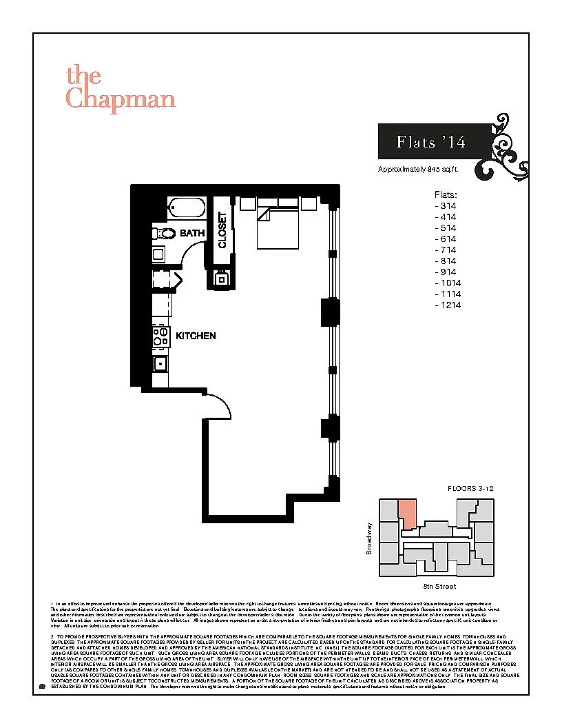 Floor plan 14 Flats