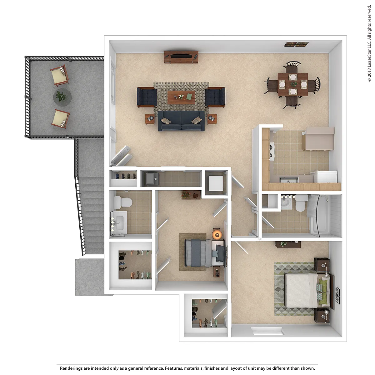 Floor plan 2 Bed 1and half Bath