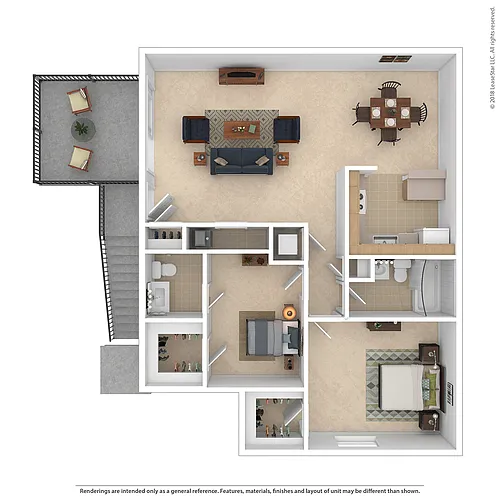Floor plan 2 Bed 1and half Bath