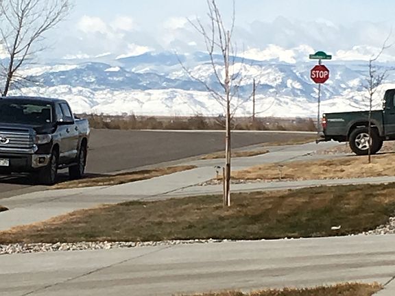 View from driveway 