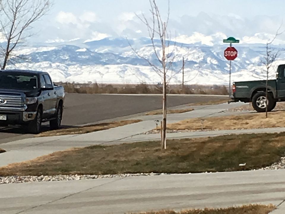 View from driveway 