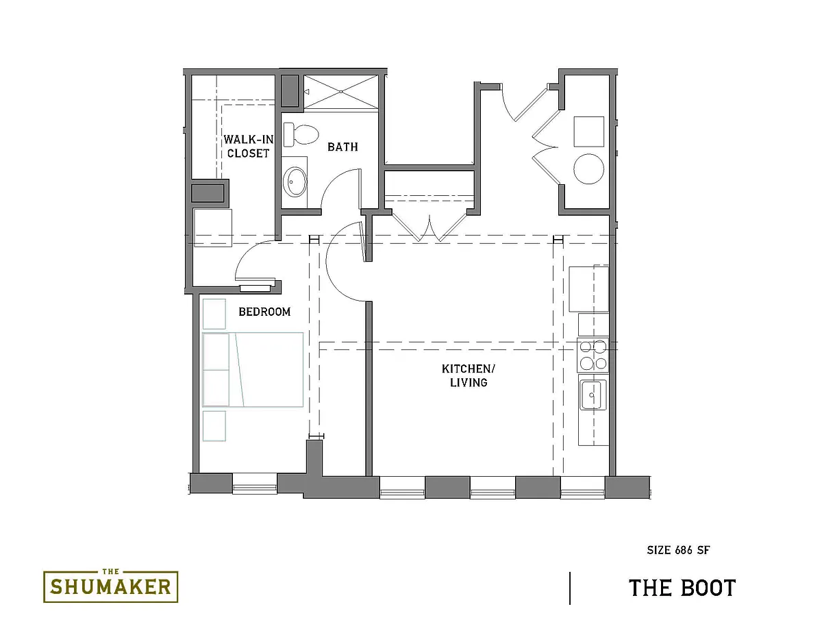 Floor plan The Boot