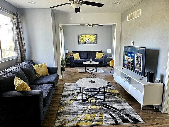2 living rooms.