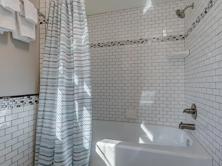 Tub shower combination.