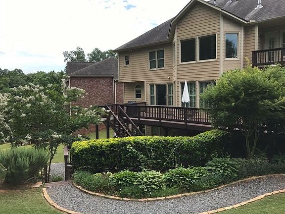 View of back garden walk