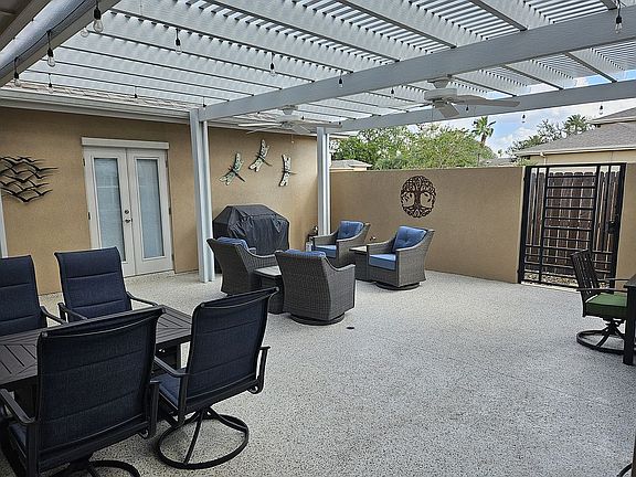 Courtyard and casita