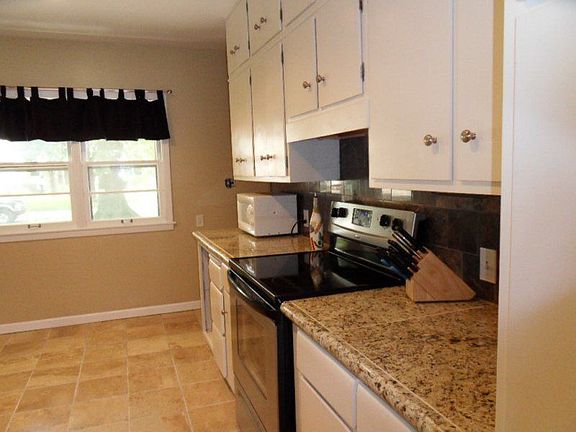 New travertine and granite!