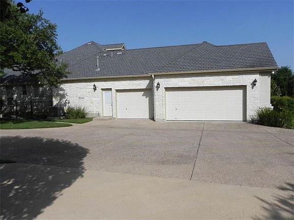 large 3 car attached garage