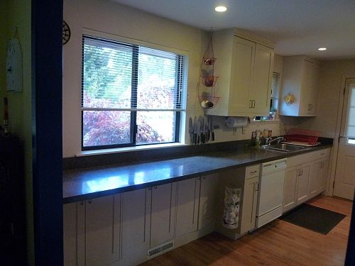 Kitchen looking west
