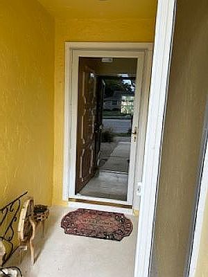 Front porch inside entryway
