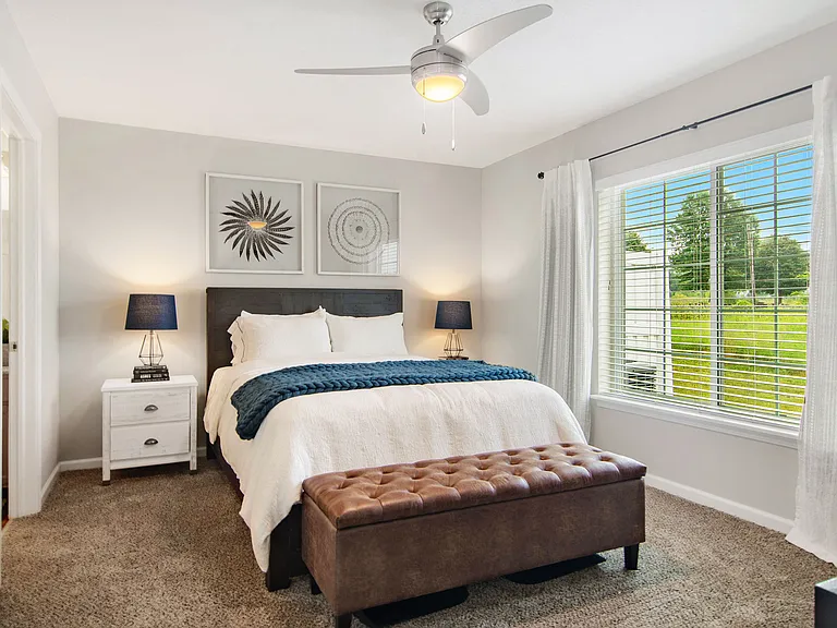 Two Spacious Bedrooms in Each Apartment