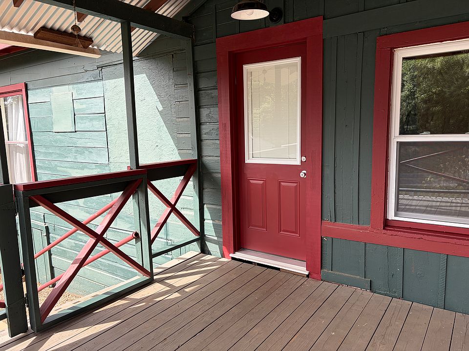 Front door and porch