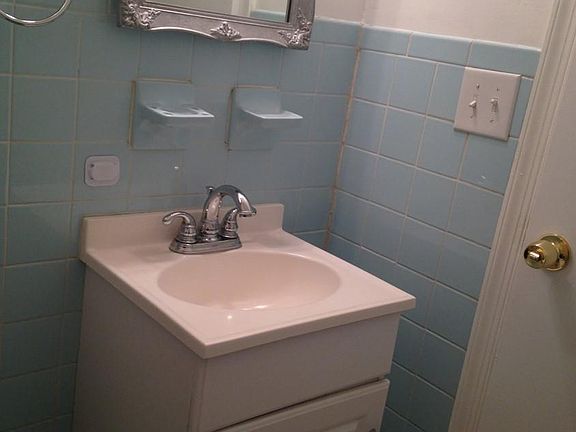 1/2 Bathroom sink and mirror